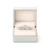 Mountain-shaped couple ring
