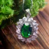 Image_2 Green Gemstone Pendant Necklace