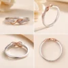 Infinity symbol open ring