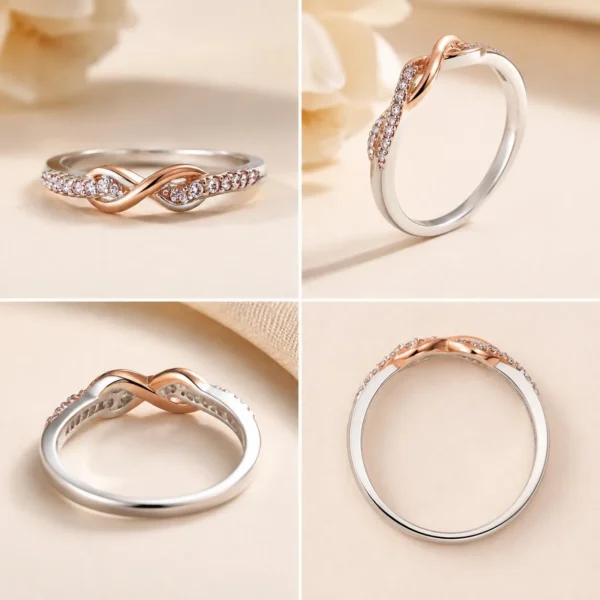 Infinity symbol open ring
