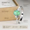 Image_6 Green opal and rhinestone inlay ring
