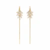 Gold tassel earrings
