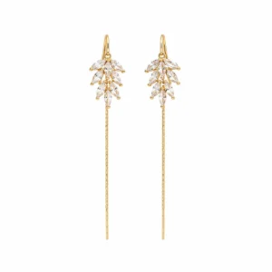 Image_1 Gold tassel earrings
