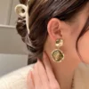 Image_2 Gold geometric square earrings