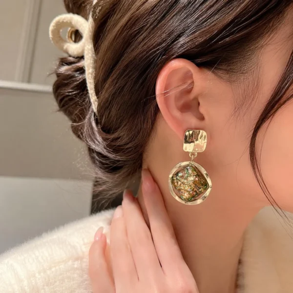 Image_2 Gold geometric square earrings