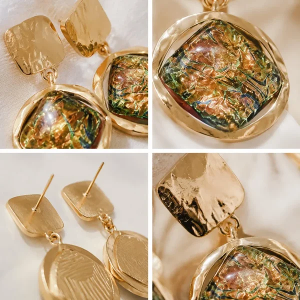 Image_3 Gold geometric square earrings