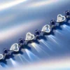 Image_4 Sparkling Blue Heart Link Bracelet