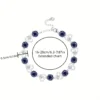 Image_8 Sparkling Blue Heart Link Bracelet