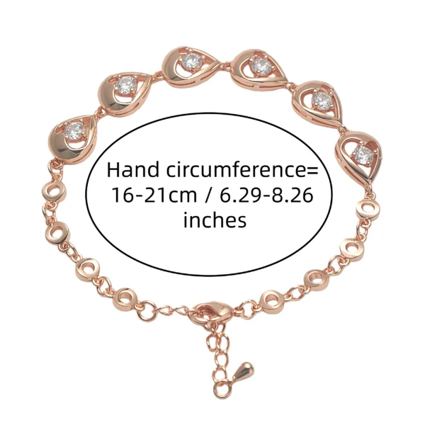 Image_9 Rose Gold Heart CZ Bracelet